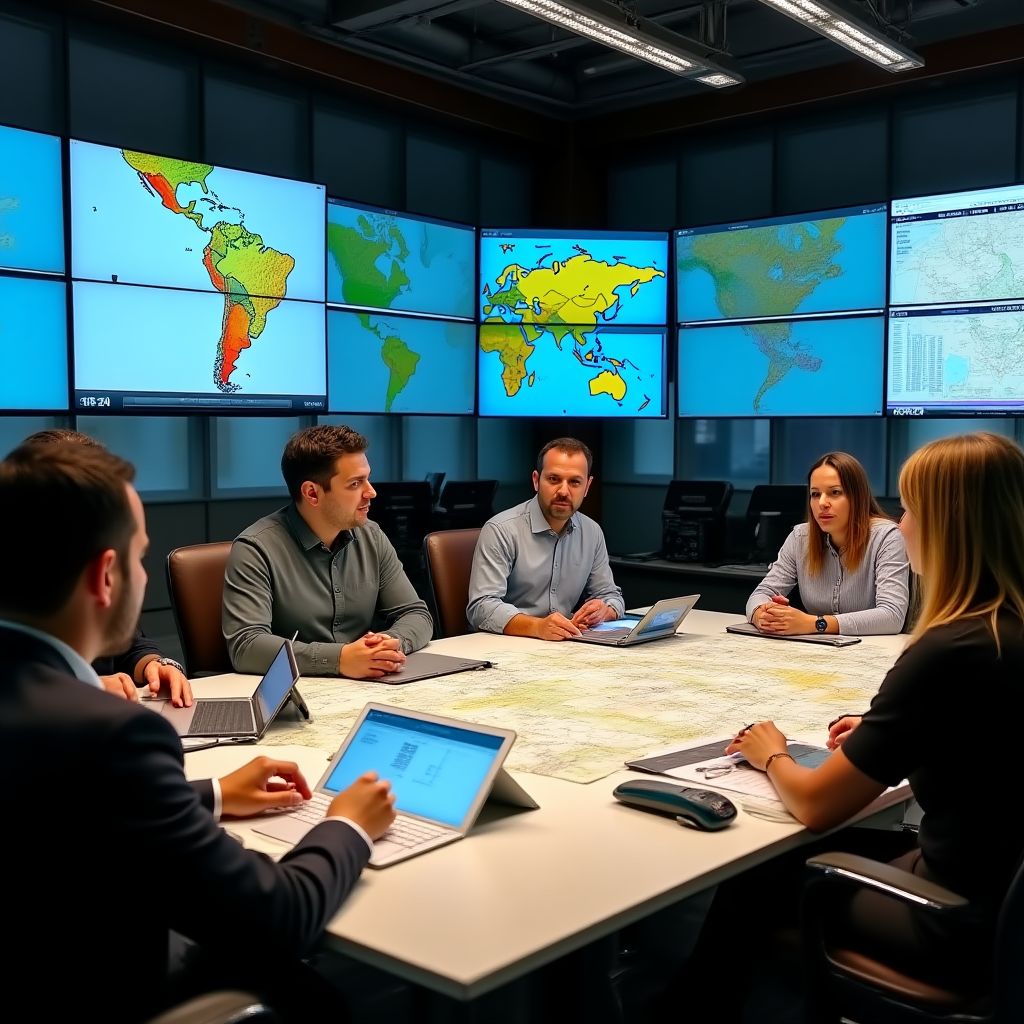 Equipo en reunión estratégica